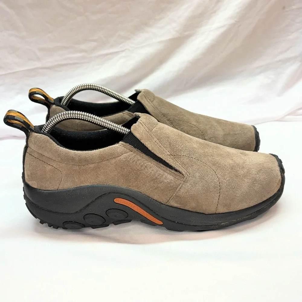 Merrell Jungle Moc Slip On Shoes Men's US 9 EU 43 Gunsmoke Hiking Trail Outdoor